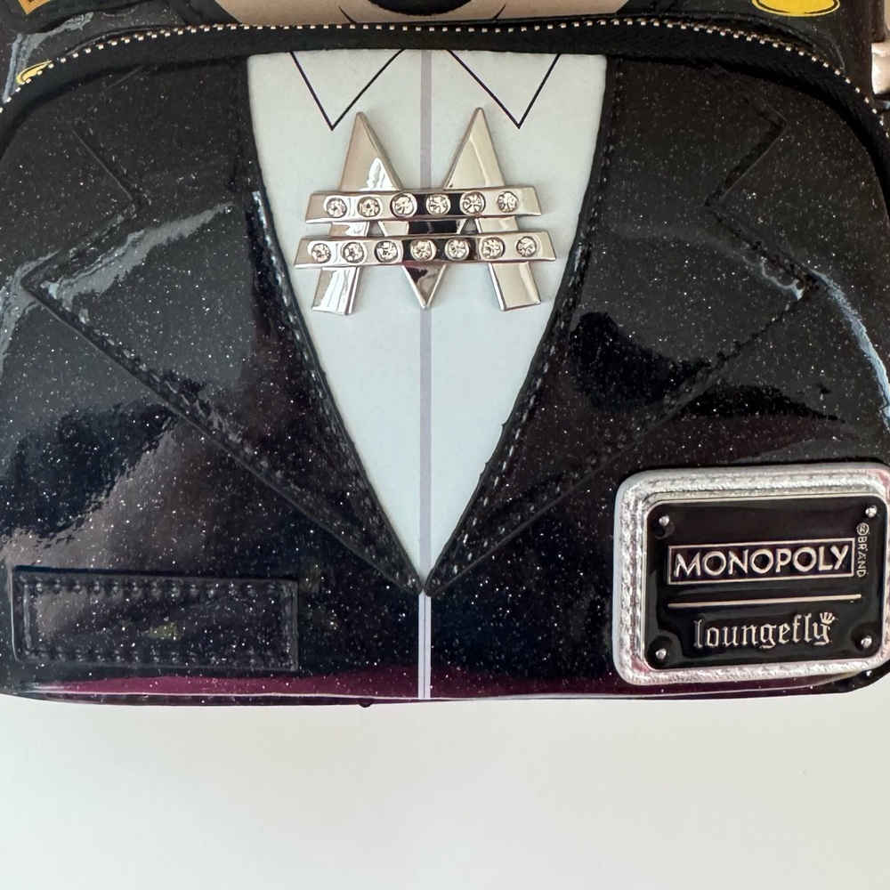 Loungefly Hasbro Monopoly 90th Anniversary Pennybags Cosplay Mini Backpack - Picture 3 of 11